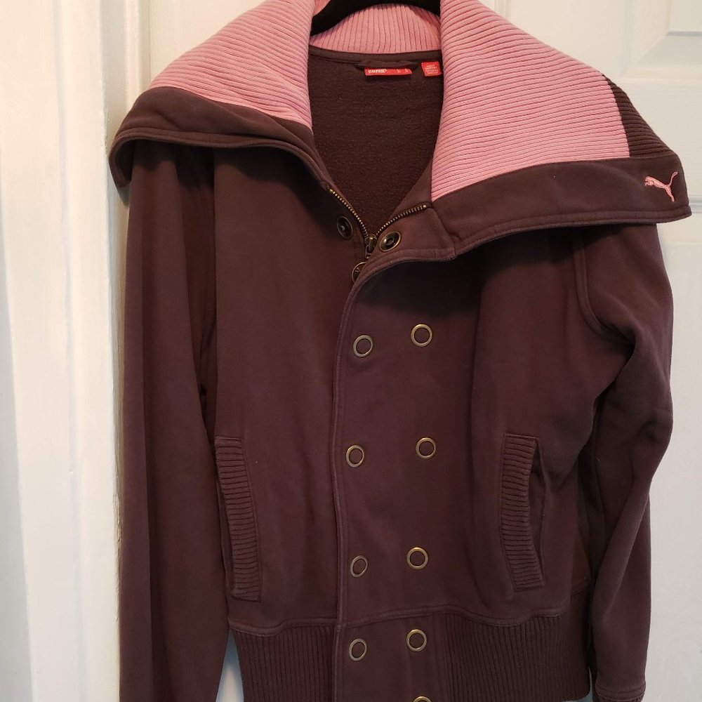 Puma Sweater Jacket with shawl collar